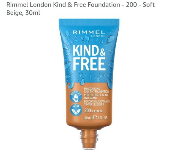 Rimmel London kind & free foundation - 200 - Soft (Beige, 30ml)