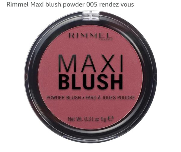 Rimmel Maxi Blush Powder, No.005 (Rendez vous)