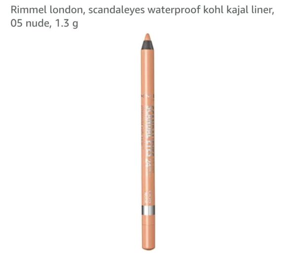 Rimmel London ScandalEyes waterproof Kohl Kajal Liner, No.05 nude, 1.3g