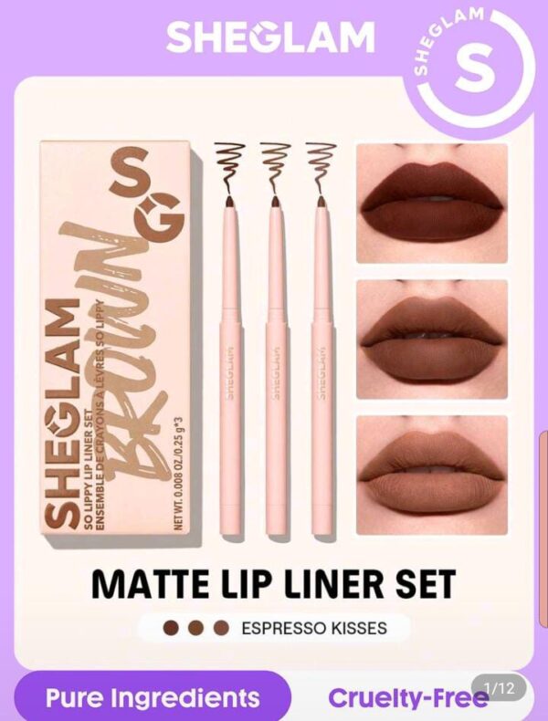 Sheglam Matte Lip Liner Set