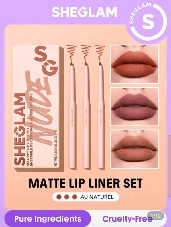 Sheglam Matte Lip Liner Set