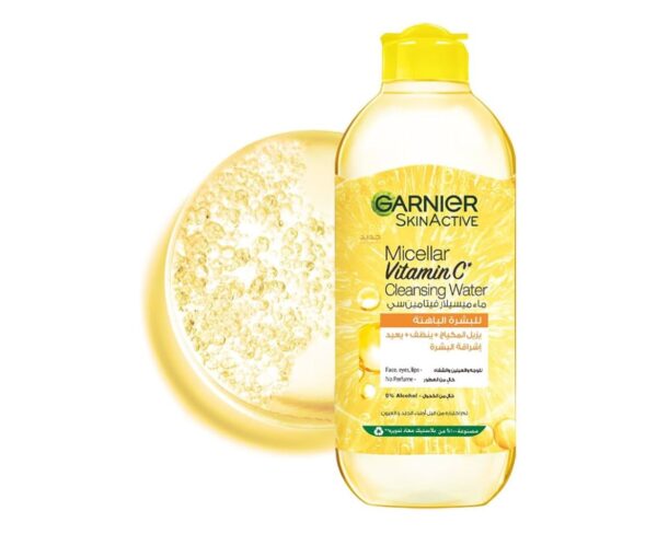 Garnier micellar vitamin c cleansing water