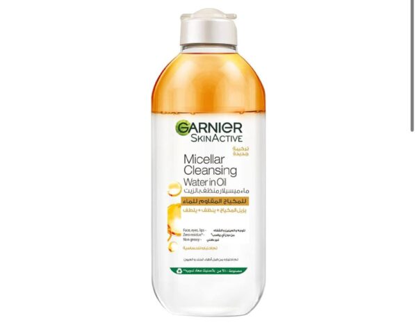 Garnier micellar cleansing water oil