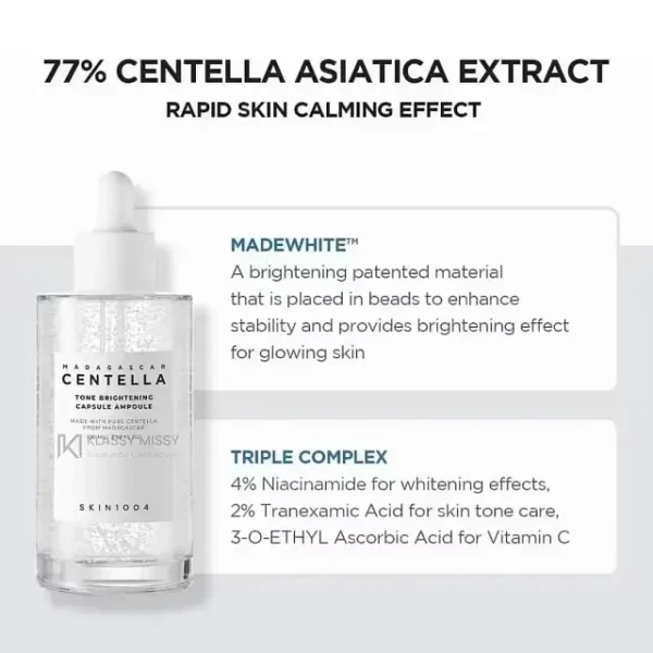 SKIN 1004 - Madagascar Centella Tone Brightening Capsule Ampoule - Image 4